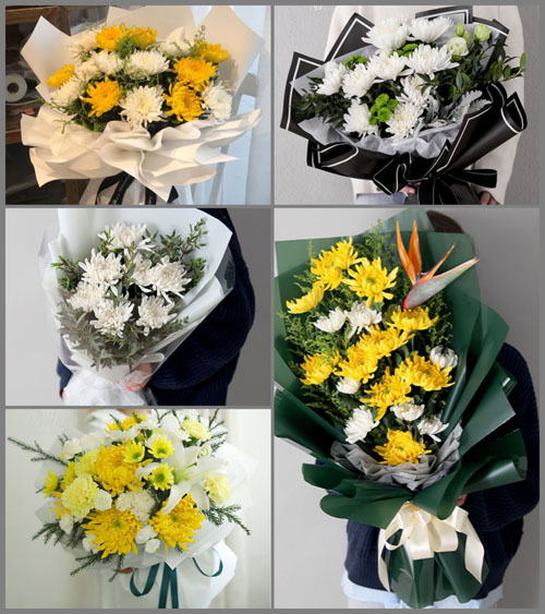 河南周口商水县东城街道白事花束代送